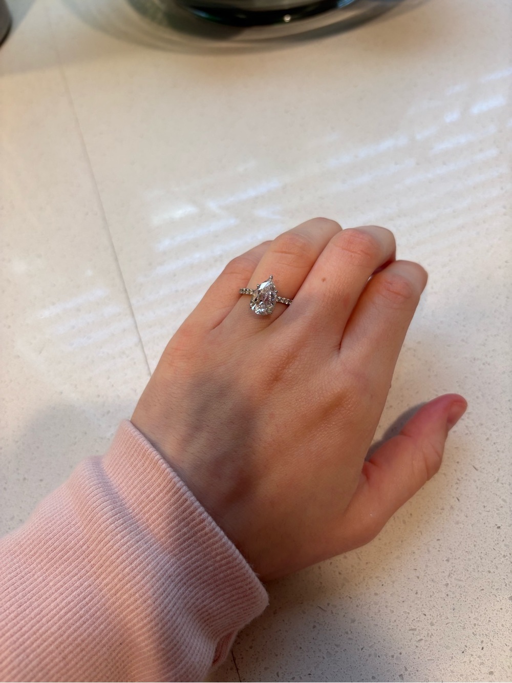 Pear ring